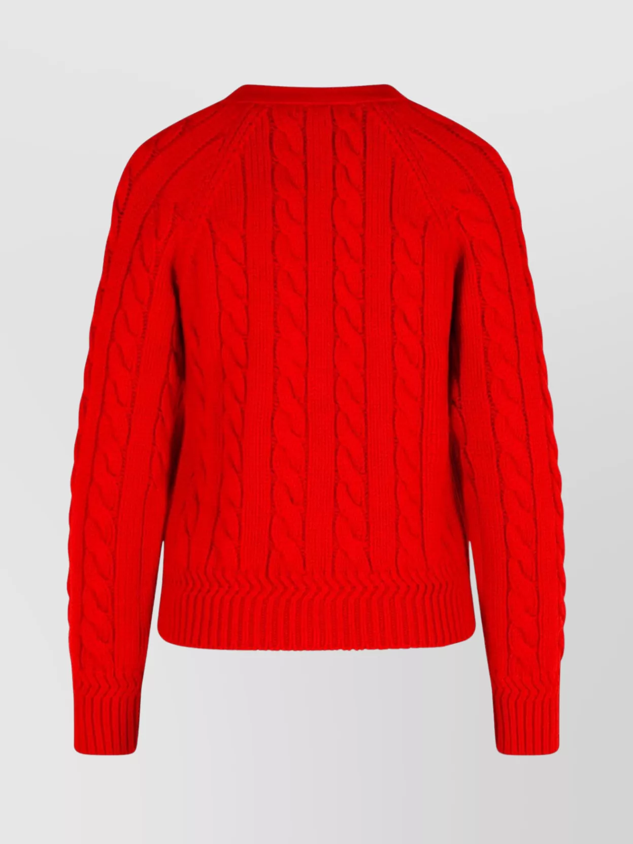 Bally Extrafine Merino Wool Cardigan In Red