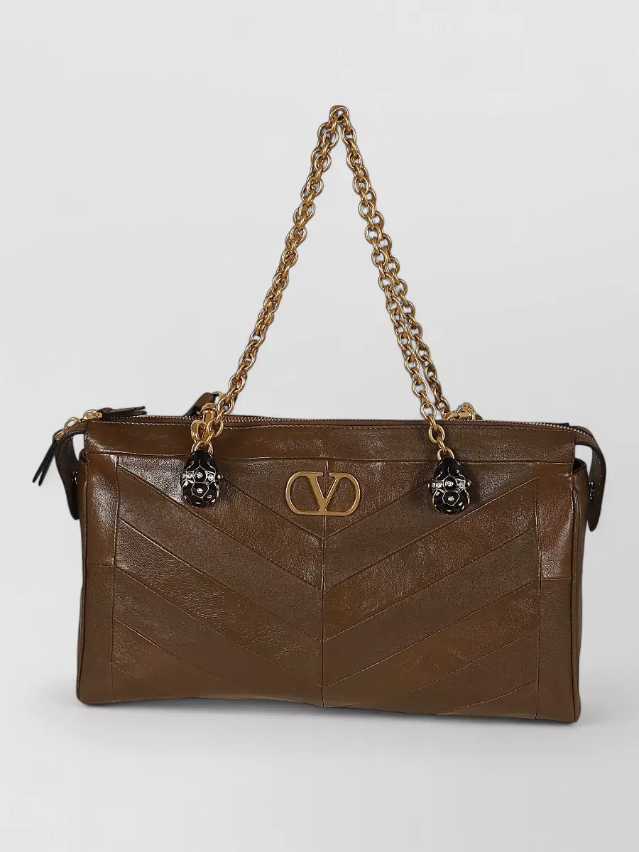 Valentino Garavani Panthea medium leather tote bag