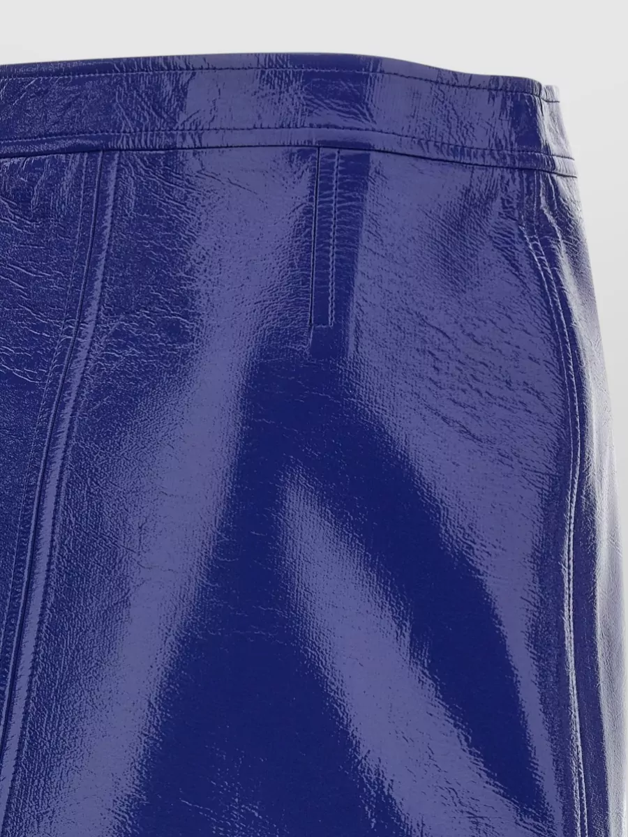 Courrèges Vinyl High-Rise Mini Skirt