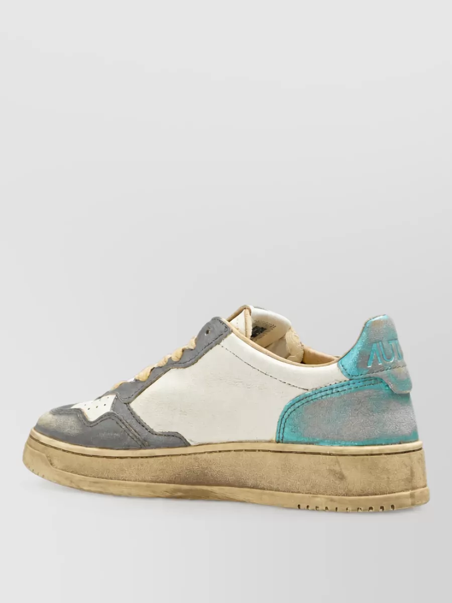 Autry Leather Lace-Up Sneakers