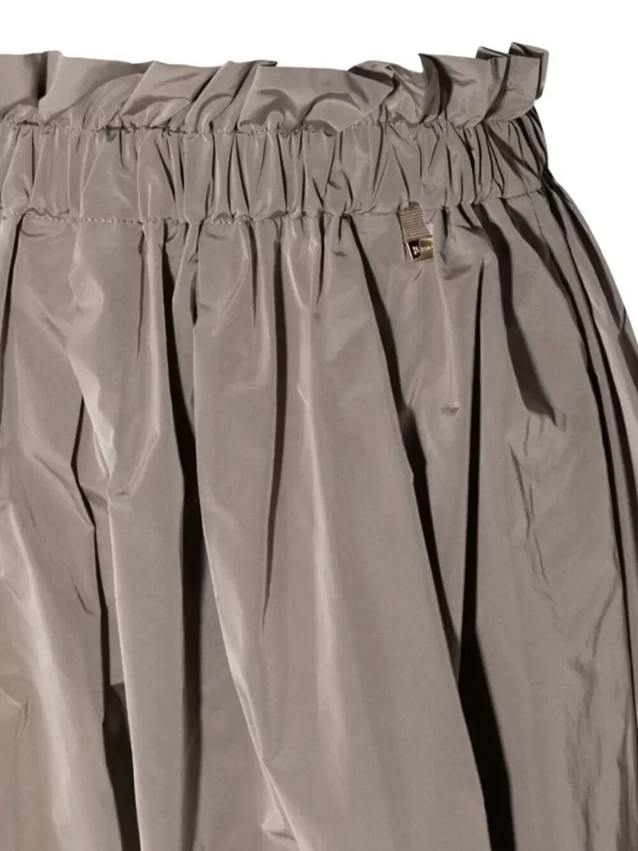 Herno High Waist Maxi Pleated Round Skirt