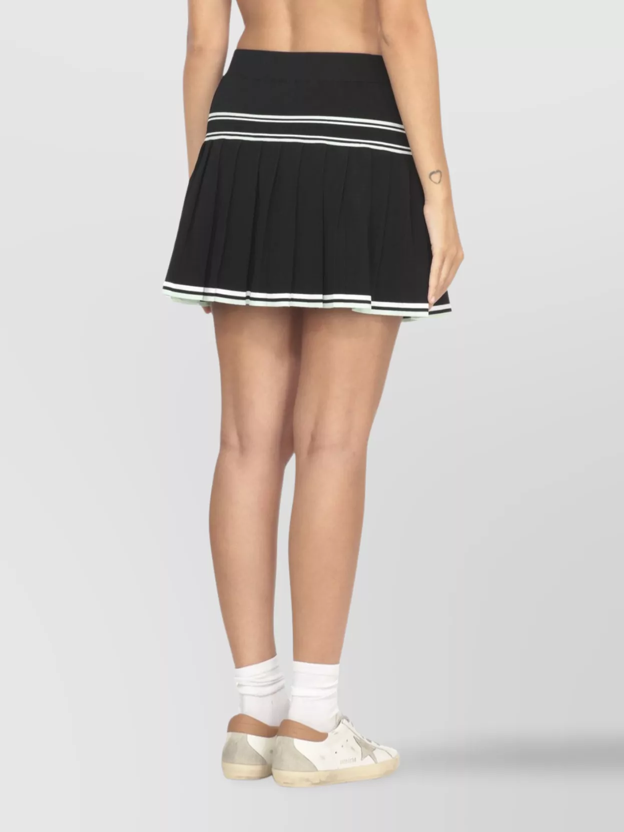 Casablanca Viscose Skirt Contrast Trim