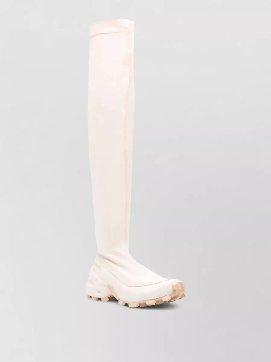 Mm6 Maison Margiela printed over-the-knee boots