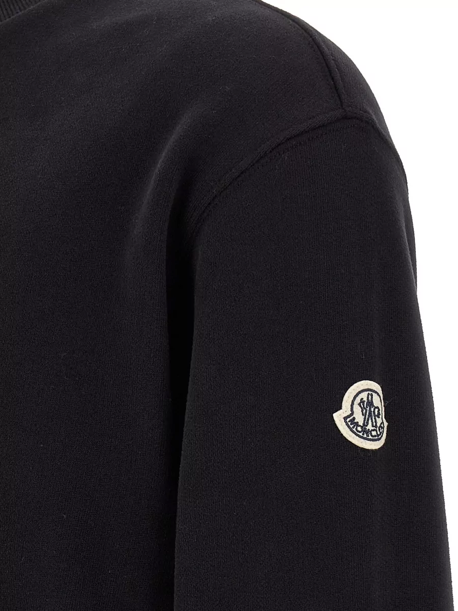 Moncler Genius Oversized Cotton Logo Print Sweatshirt
