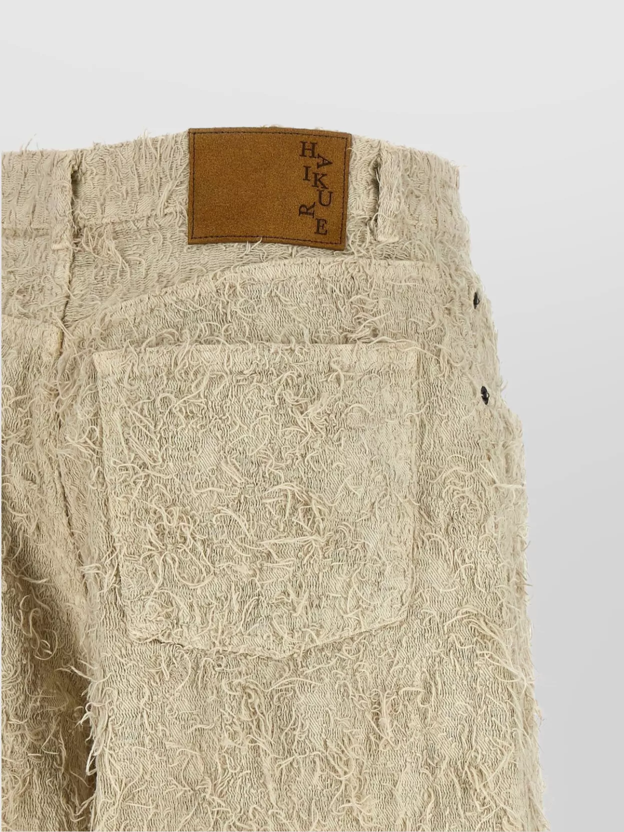 Haikure 'Becky Fur Denim' Shorts