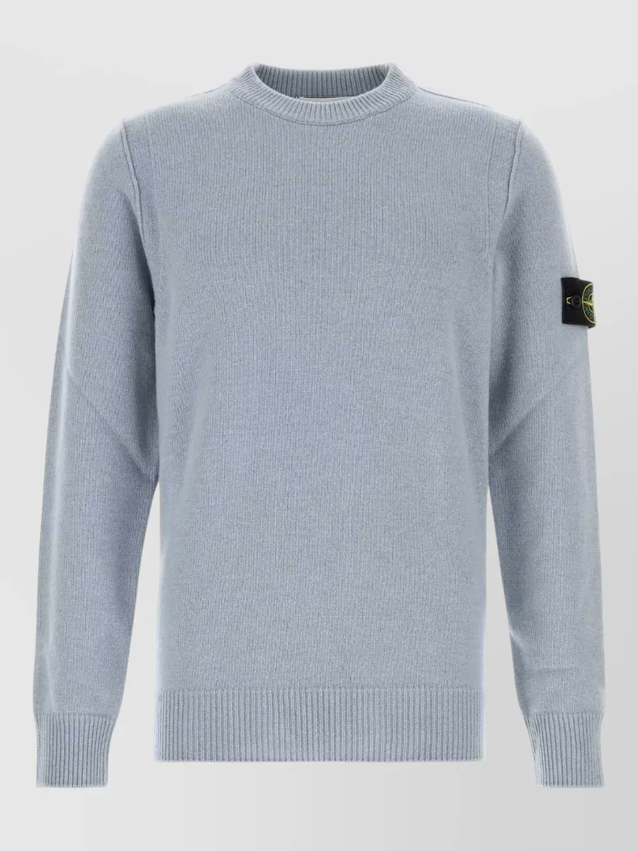 Stone Island ribbed wool-blend crew-neck jumper