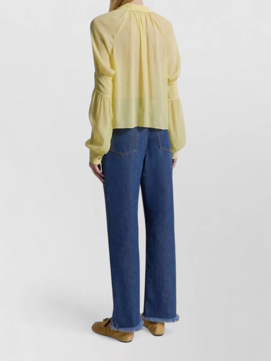 Alberta Ferretti Silk Blend Blouse