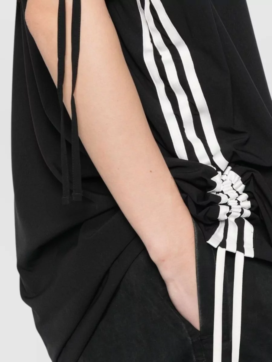 Y-3 Short-Sleeve Crew-Neck Mini Dress