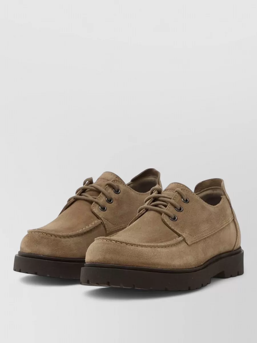 Birkenstock calf leather lace-up oxford shoes