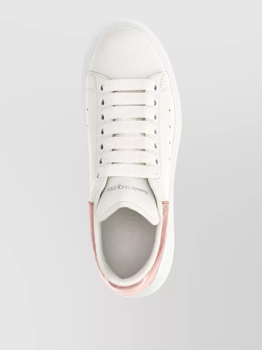Mc Queen Leather Low-Top Sneakers