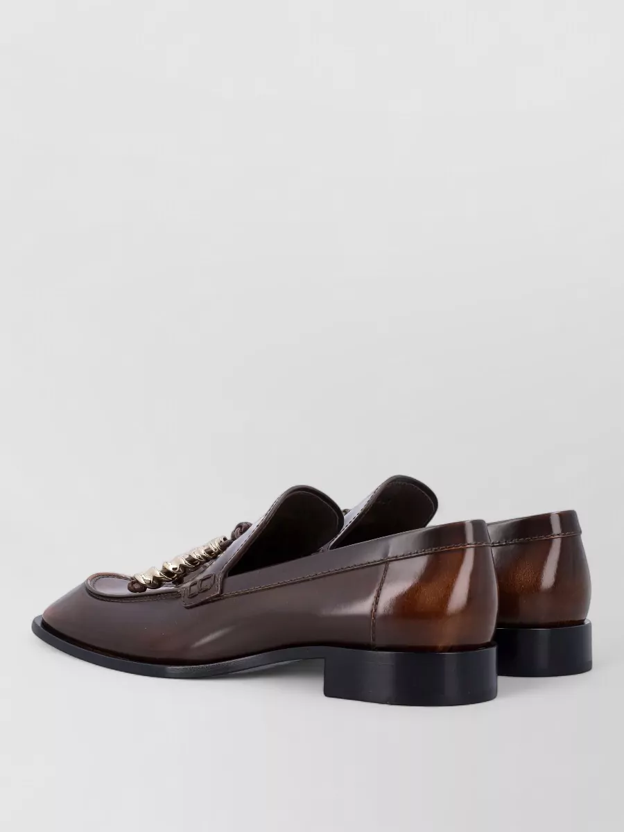 Loewe Leather Loafers