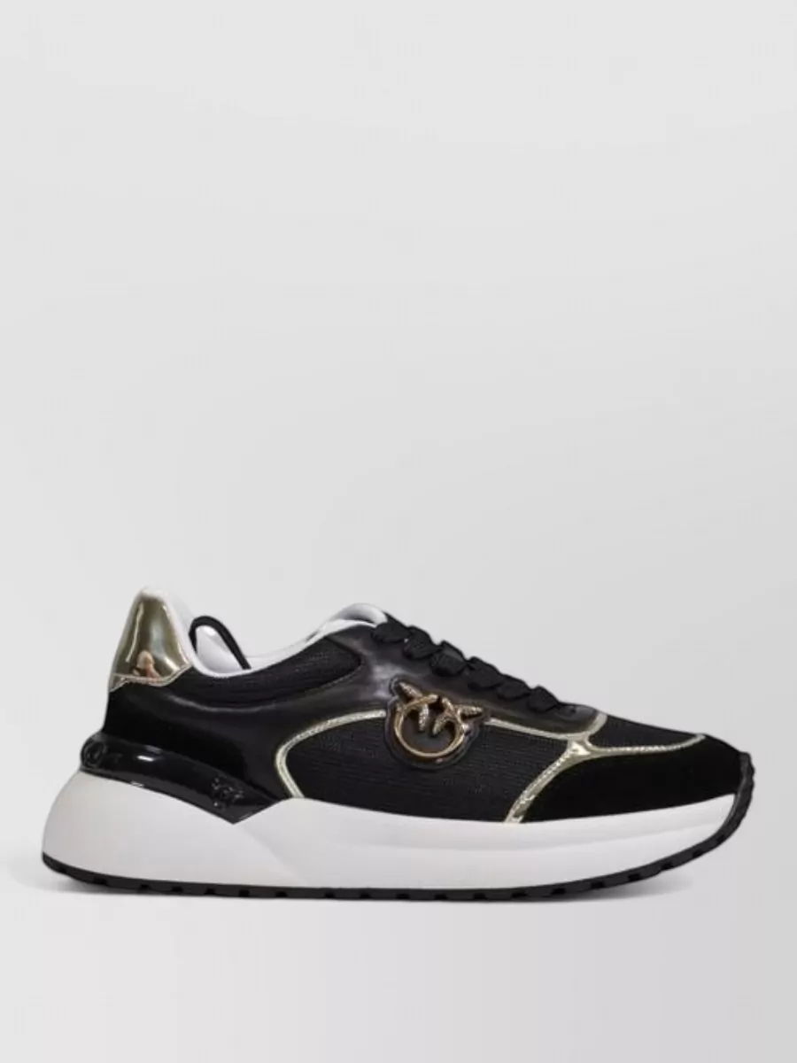 Pinko Leather Low Top Sneakers