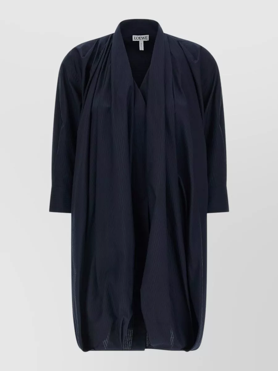 Loewe Draped v-neck mini dress