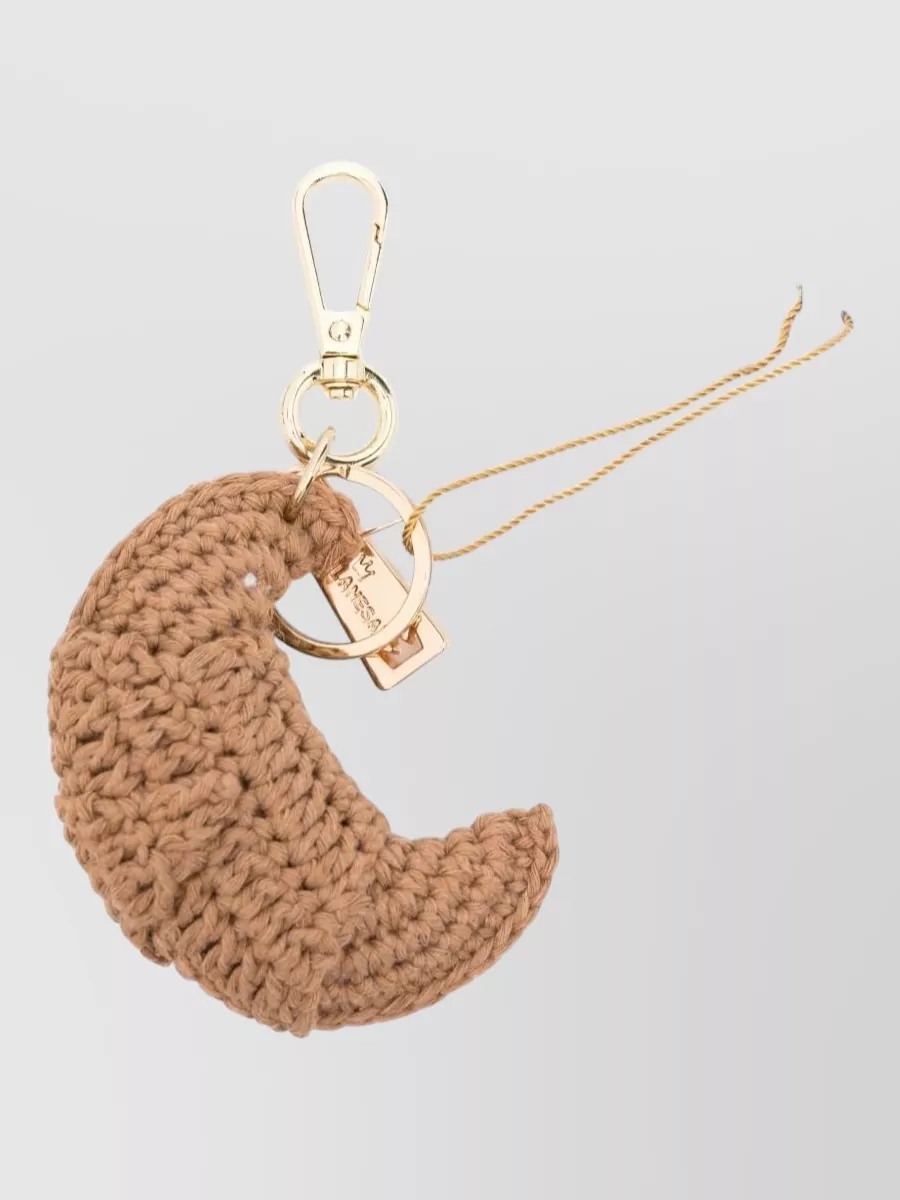La Milanesa Crocheted Charm Keyring