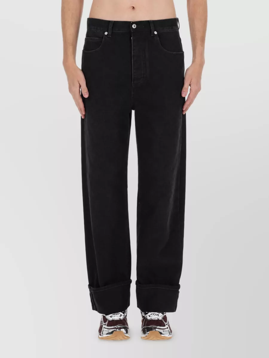 Bottega Veneta Folded Hem Denim Jeans