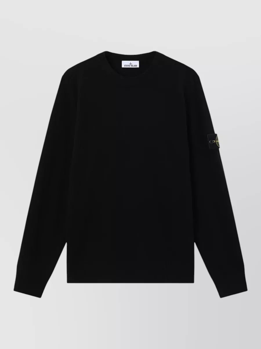 Stone Island virgin wool zip-up sweater