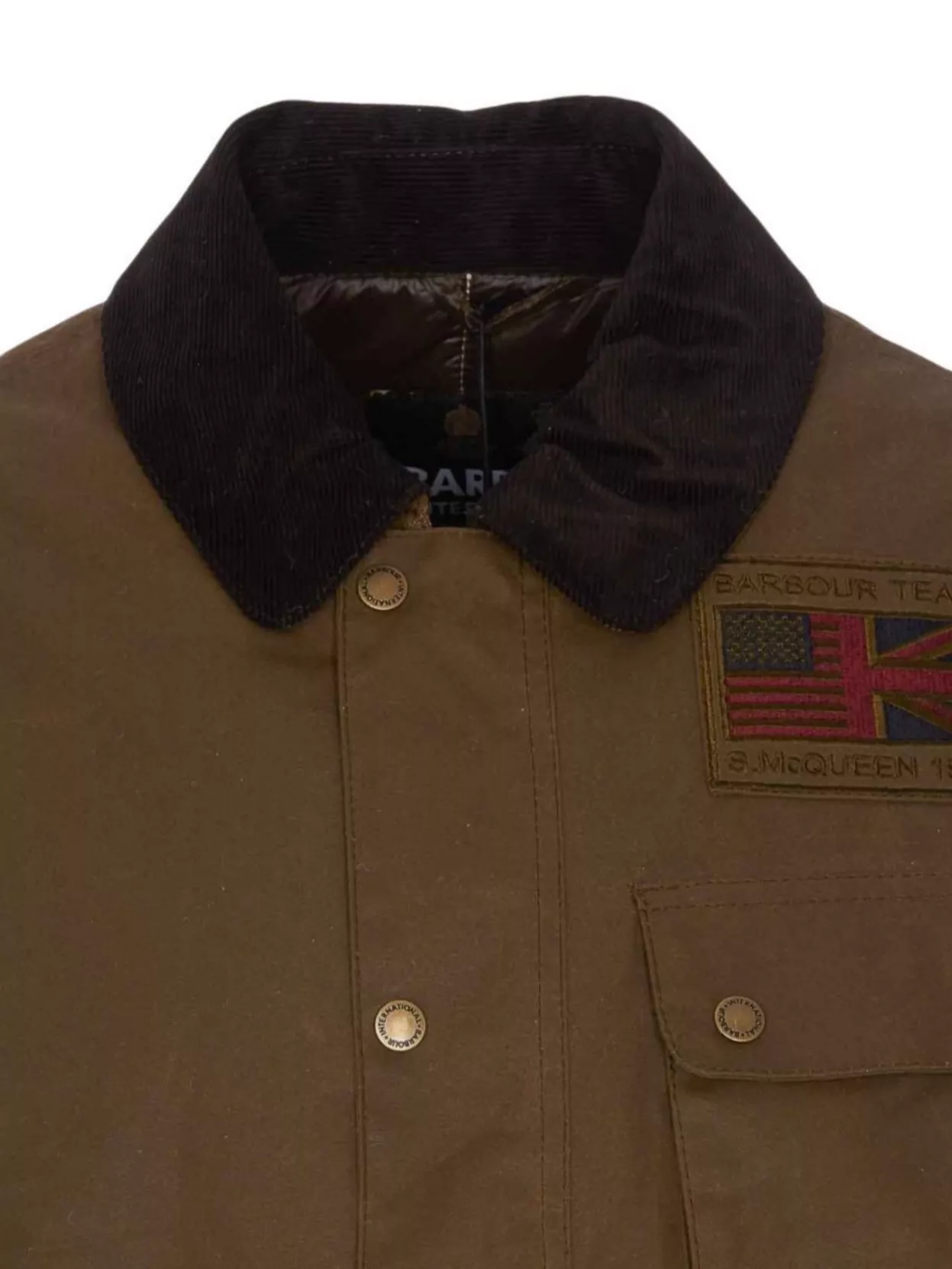 Barbour International Utility Jacket With Long Sleeves And Pockets