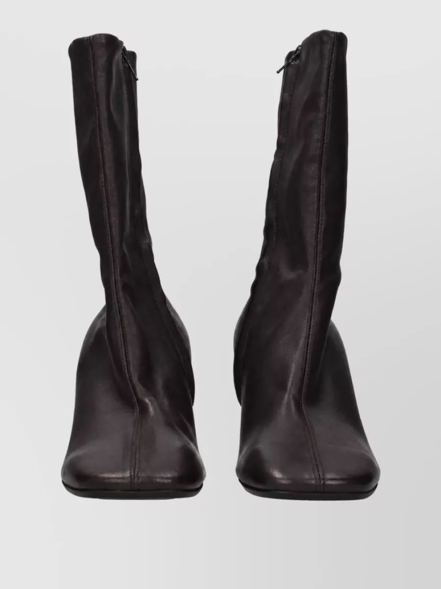 Dries Van Noten Leather Ankle Boots