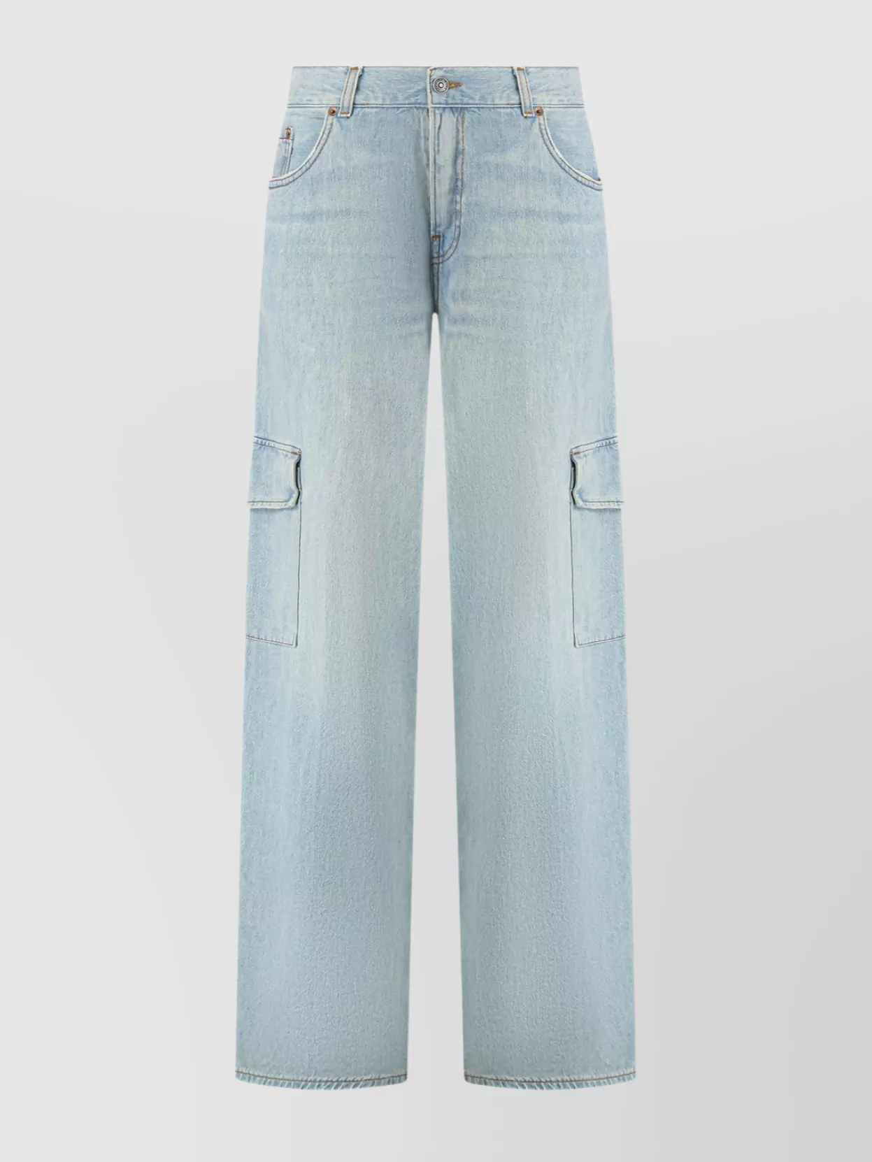 Haikure Cargo Pockets Wide Leg Trousers