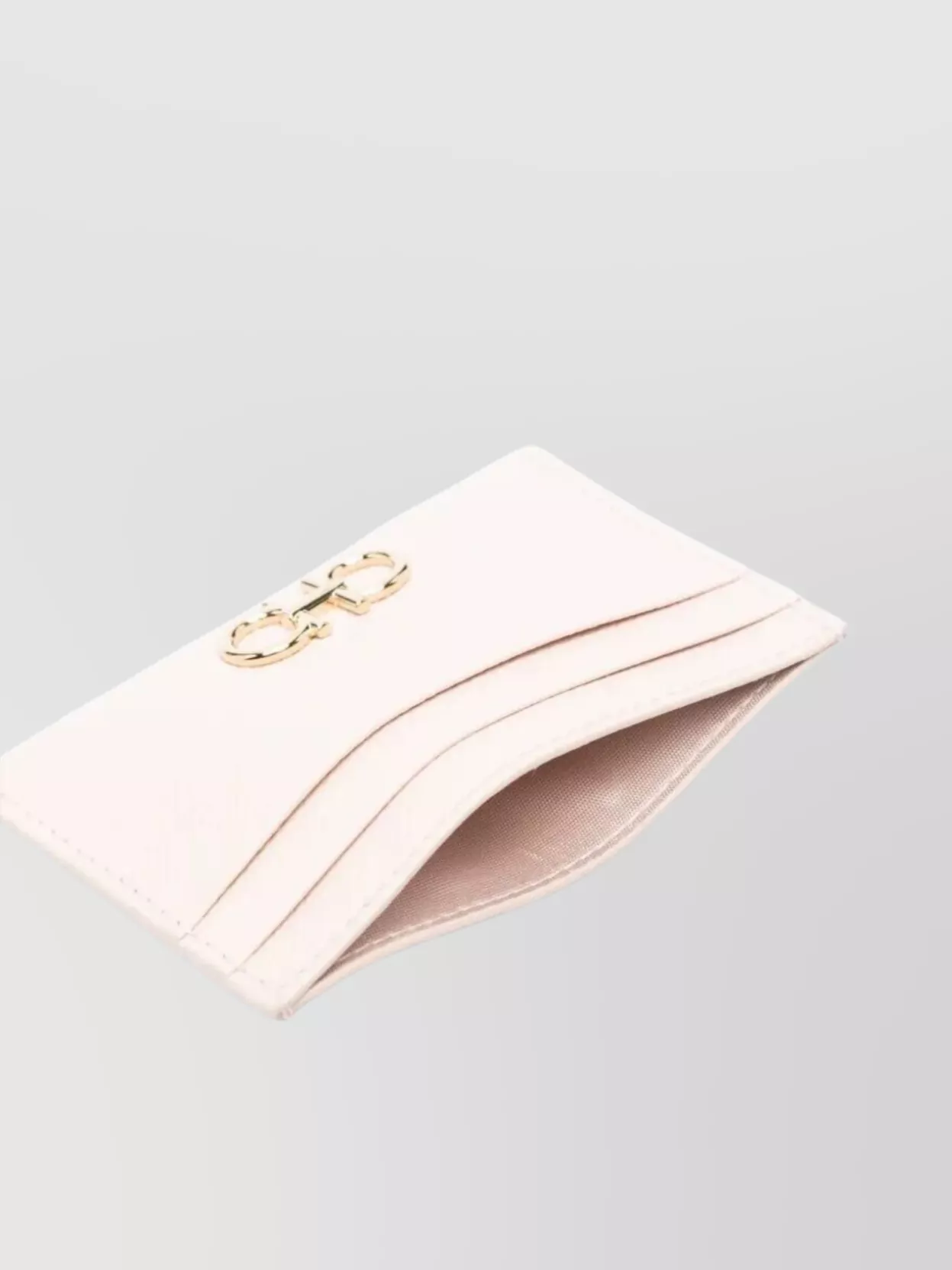 Ferragamo Gancini Leather Card Holder