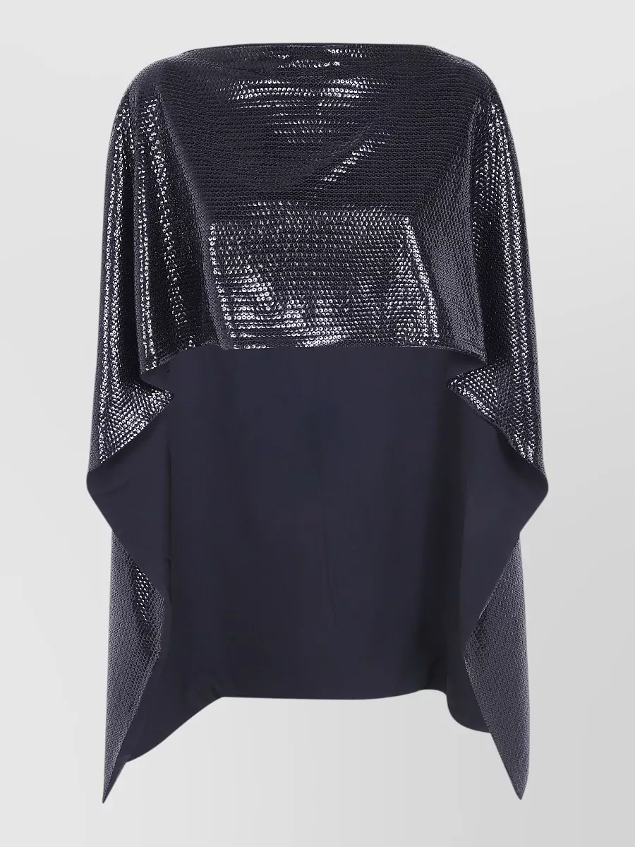 Alberta Ferretti Sequin Cape