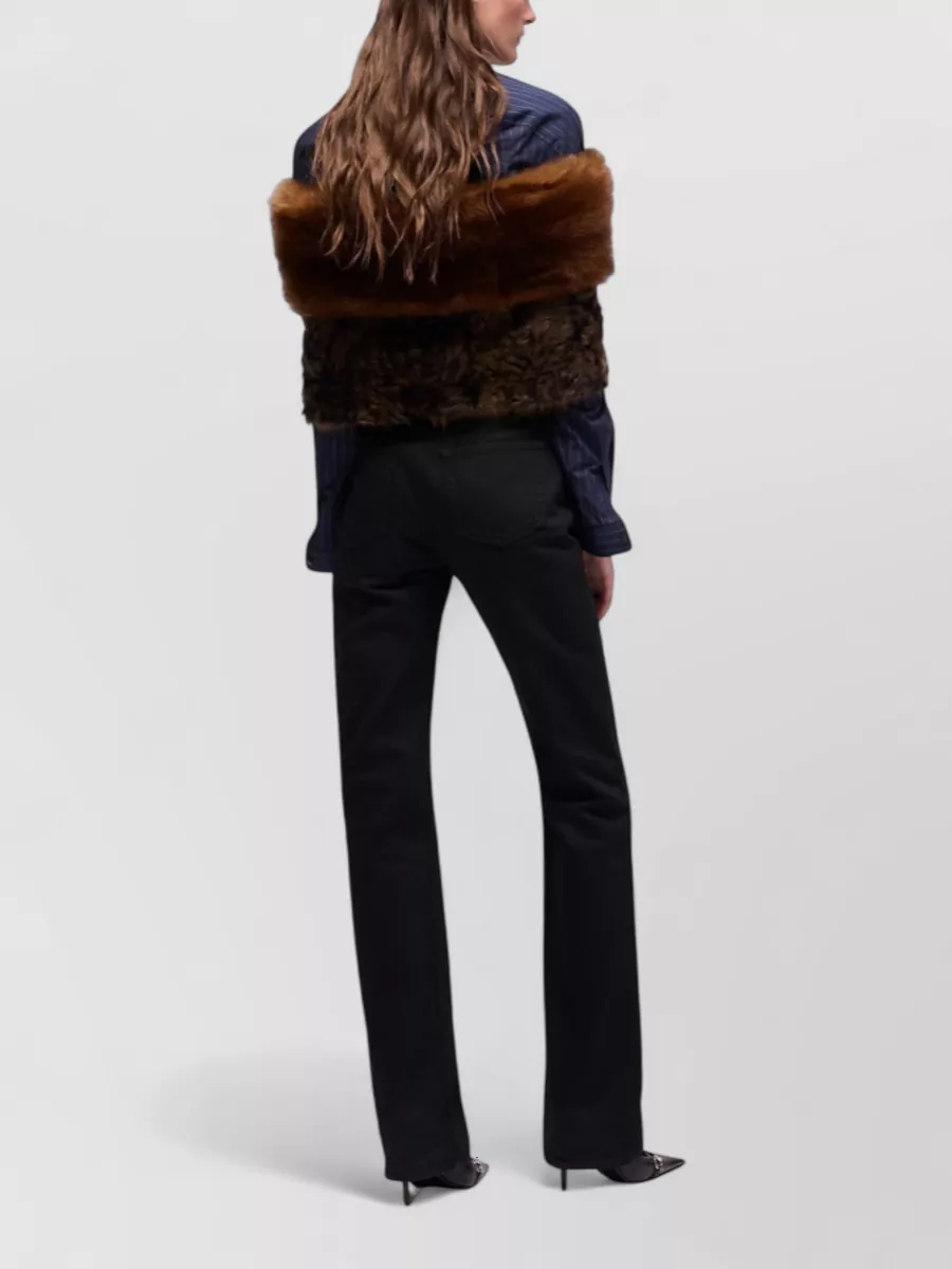 Gucci High-Rise Straight-Leg Denim Pants