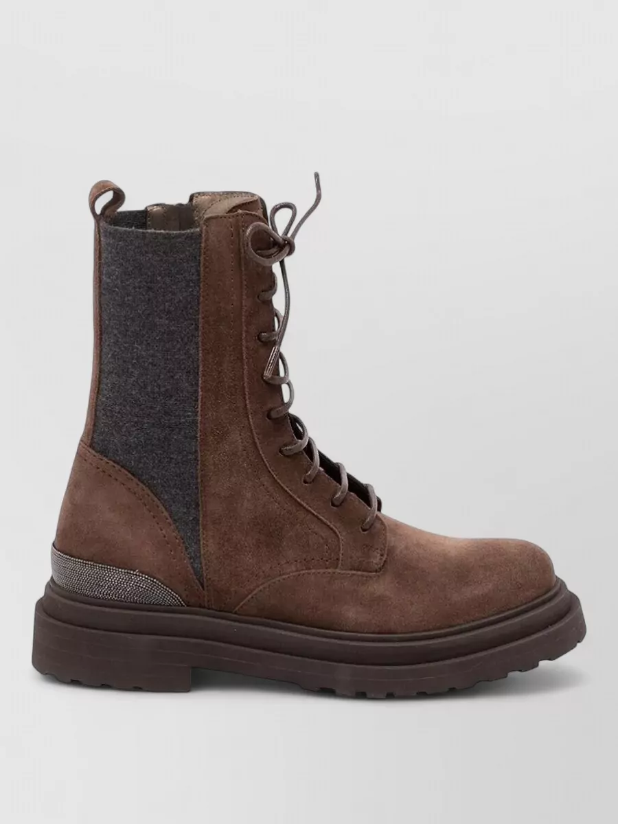 Brunello Cucinelli Leather Ankle Boots