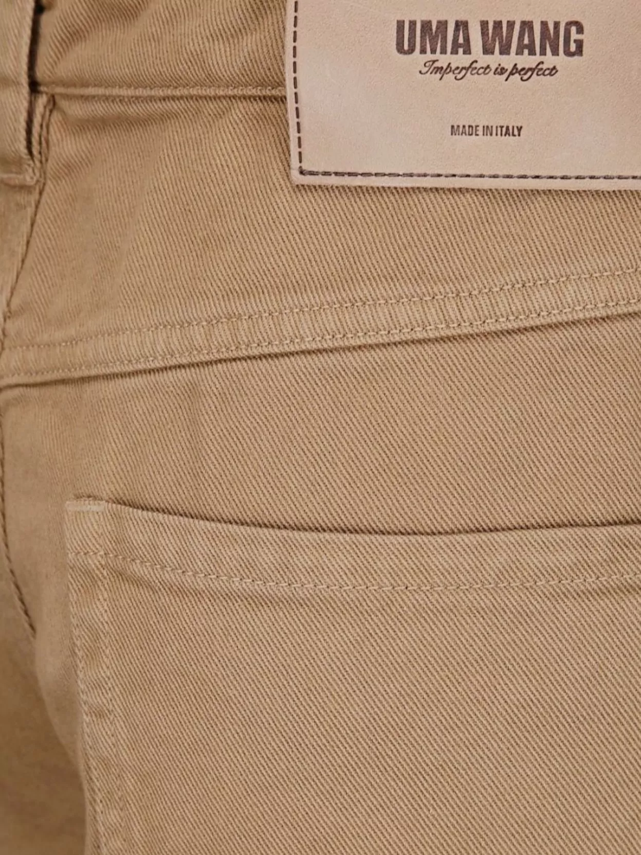 Uma Wang Gradient Design Cotton Trousers Featuring Pockets