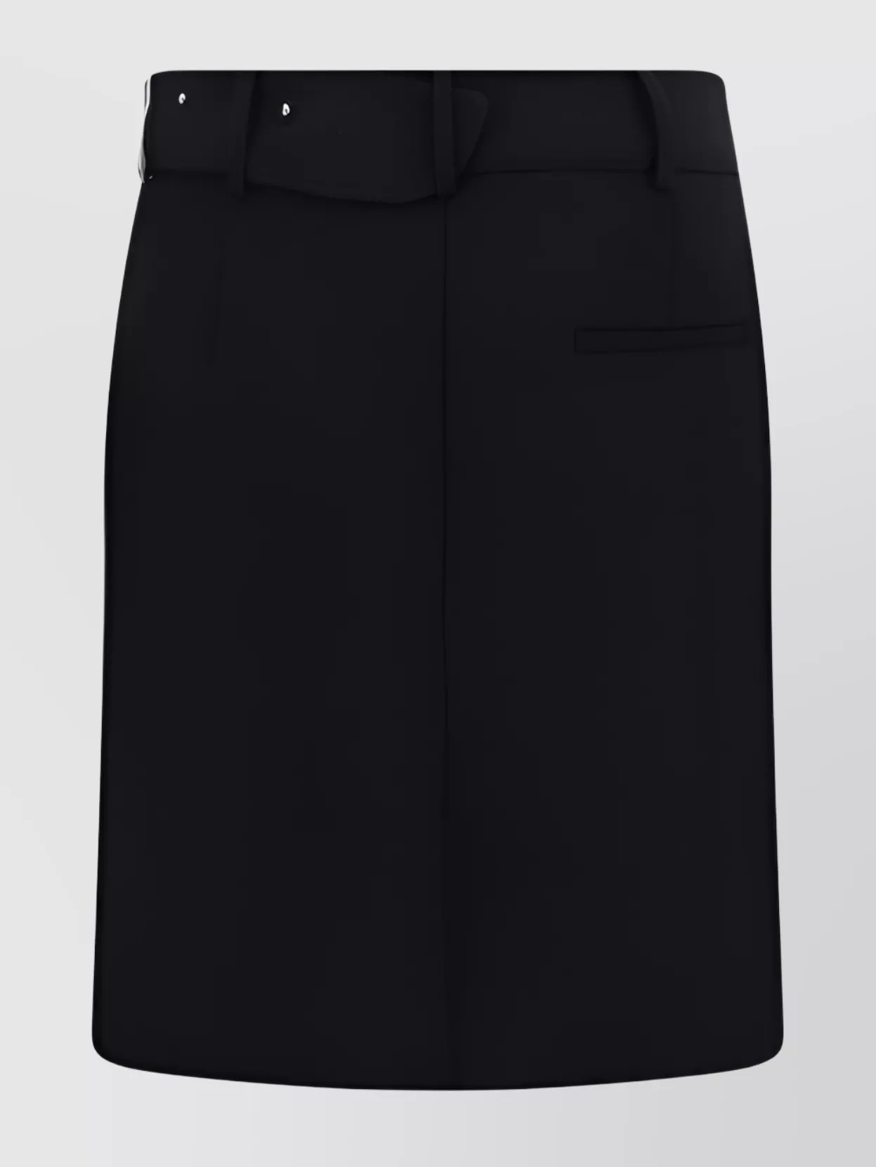 Jacquemus Mini Skirt Asymmetrical Design In Black