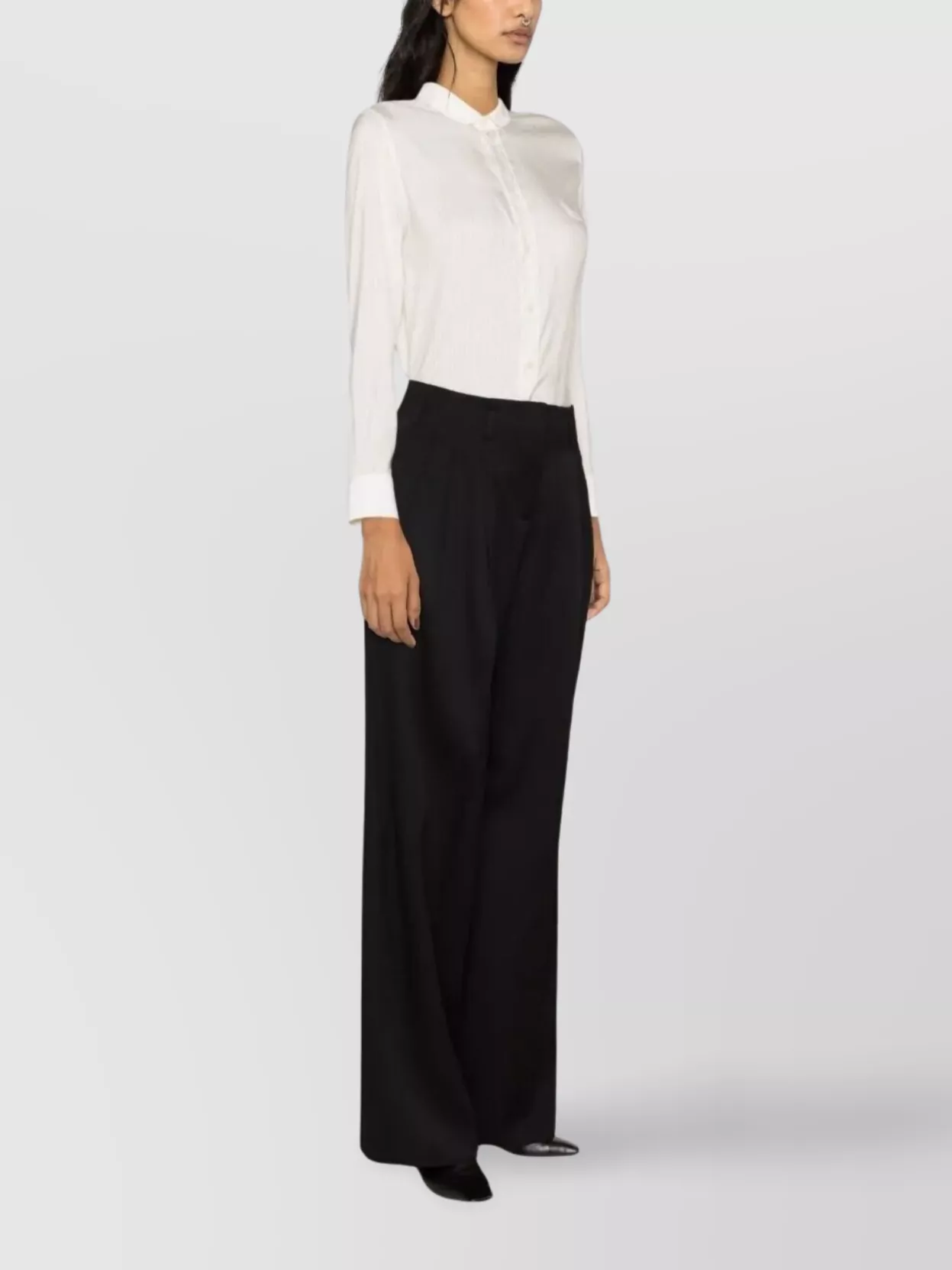 Golden Goose Virgin Wool Wide-Leg Trousers