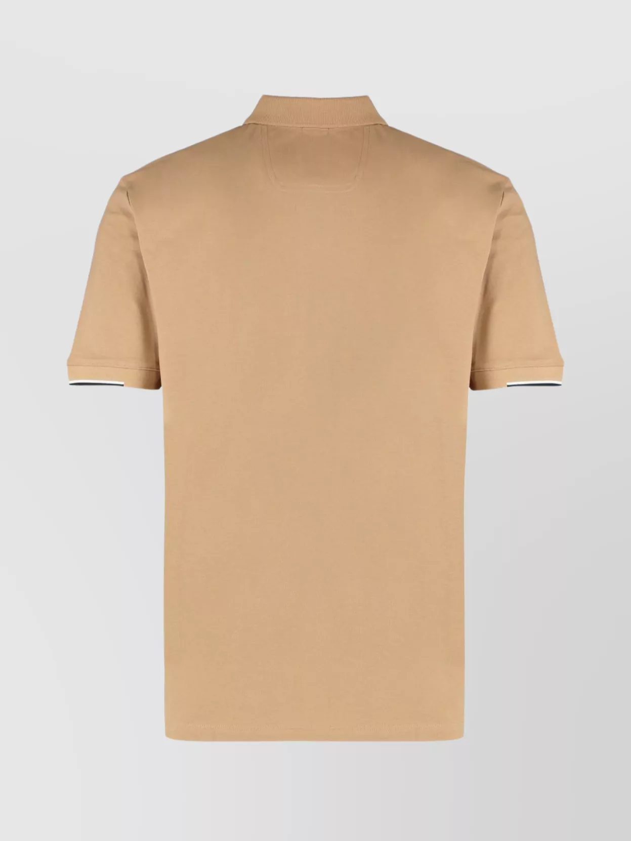 Boss Cotton Polo With Tennis Inspired Graphics