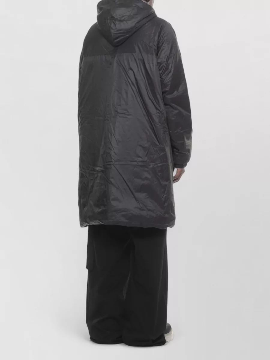 Rick Owens Drkshdw Cropped Jacket Elasticated Cuffs Side Pockets