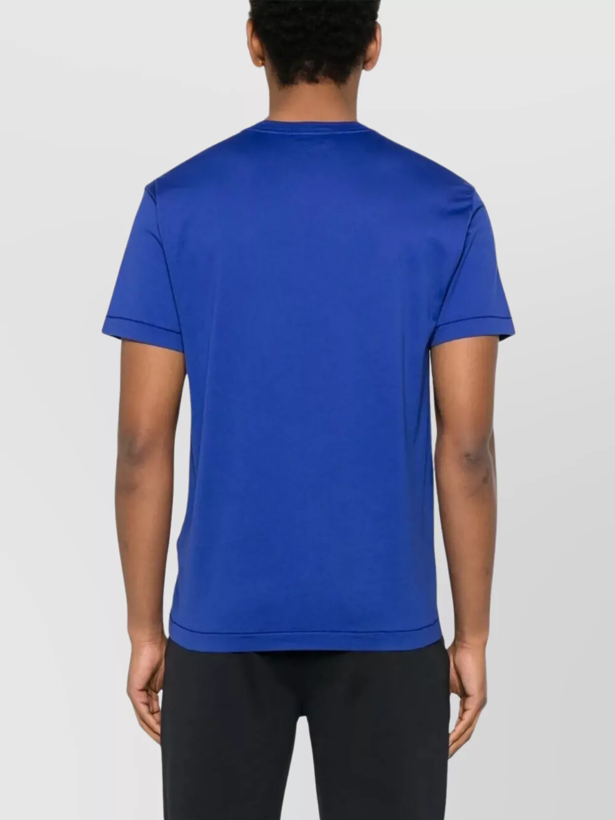 Stone Island 2100039 60/2 Cotton Jersey In Blue