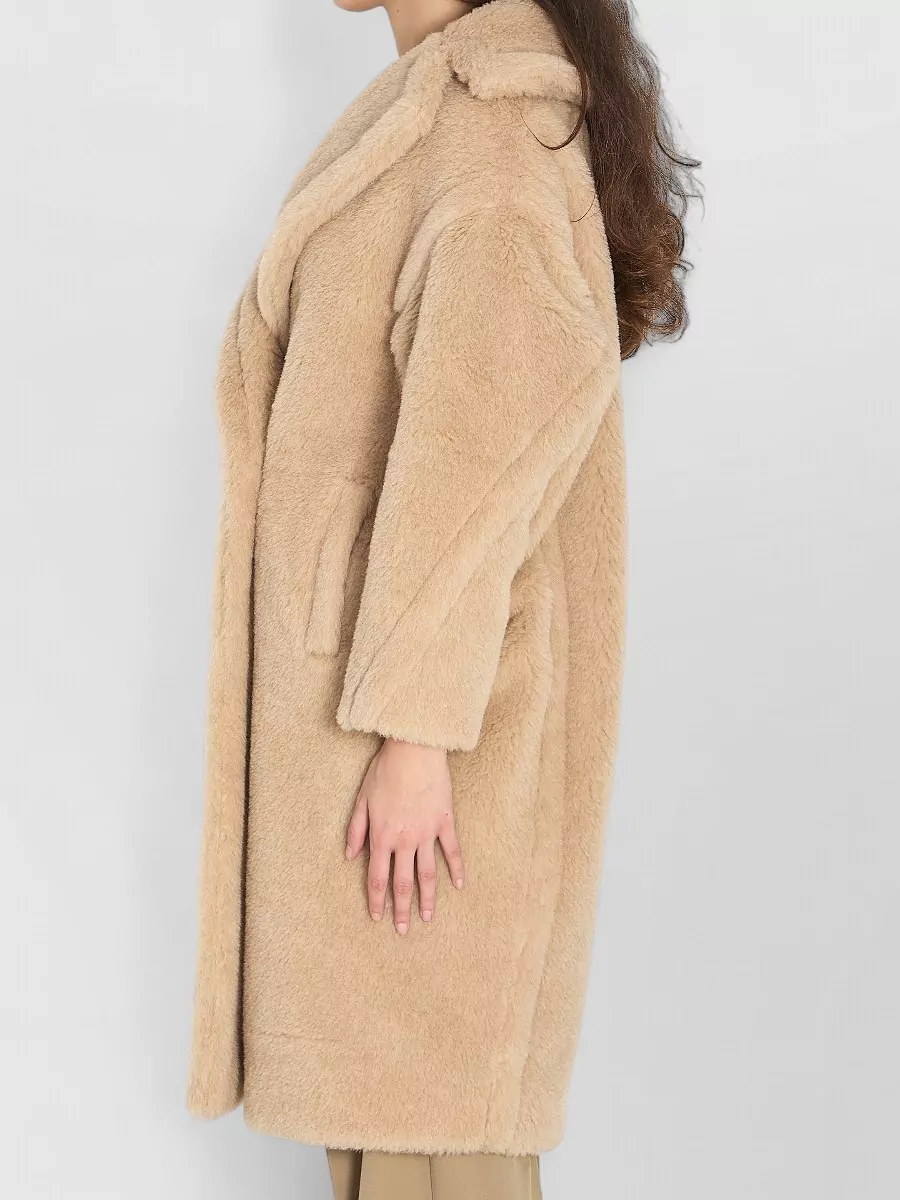 Max Mara Teddy Bear Icon Alpaca Wool Coat