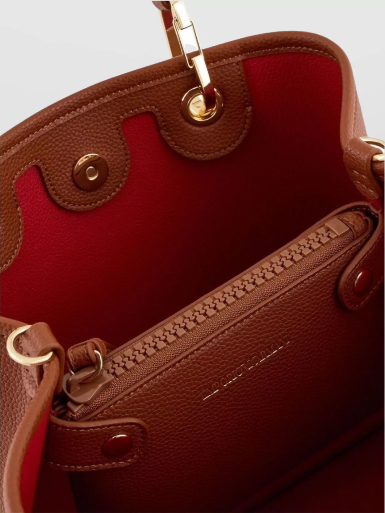 Emporio Armani Small Tote Bag With Adjustable Strap And Handles