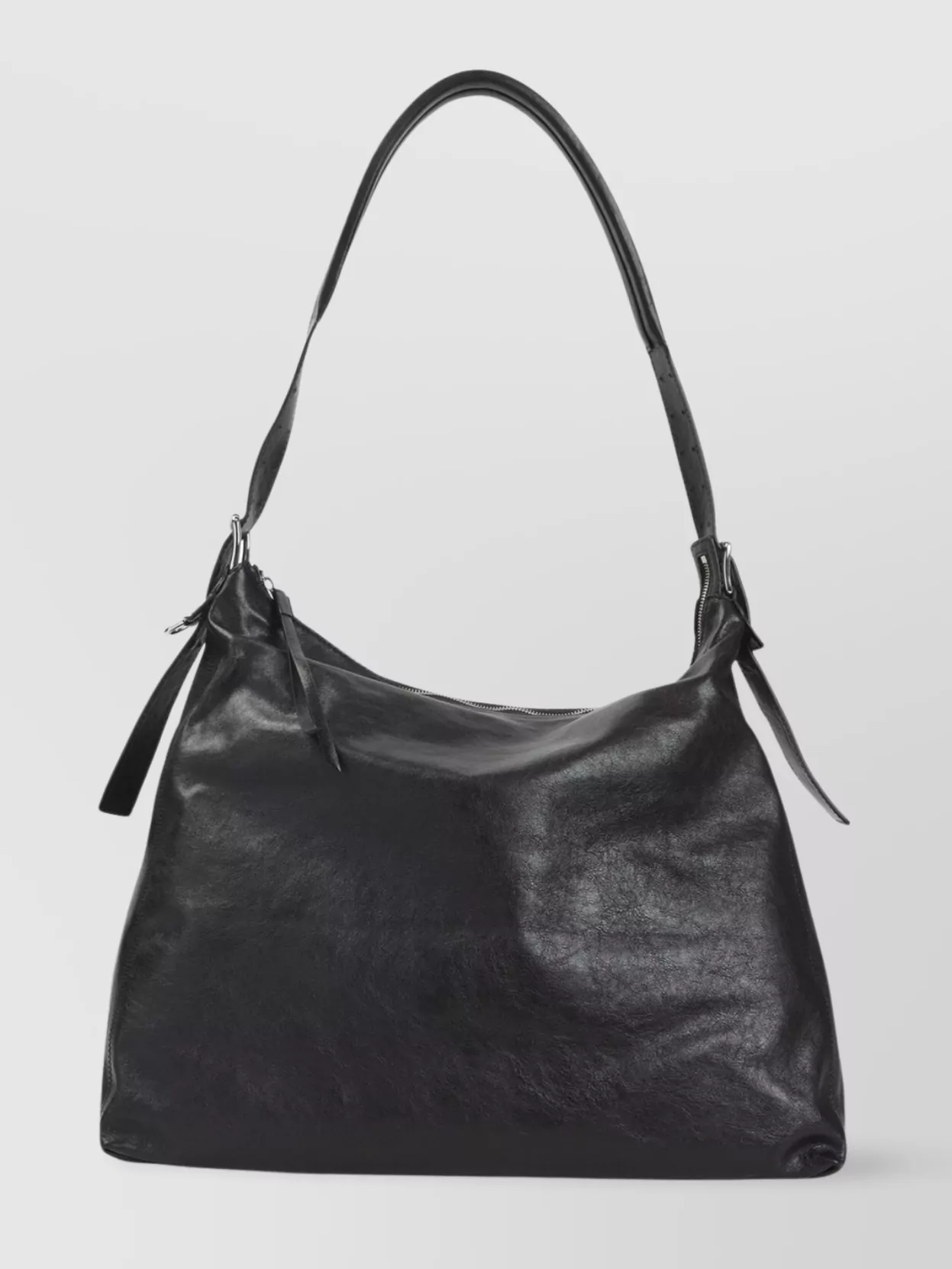Lemaire Metal Hardware Buckled Hobo Bag