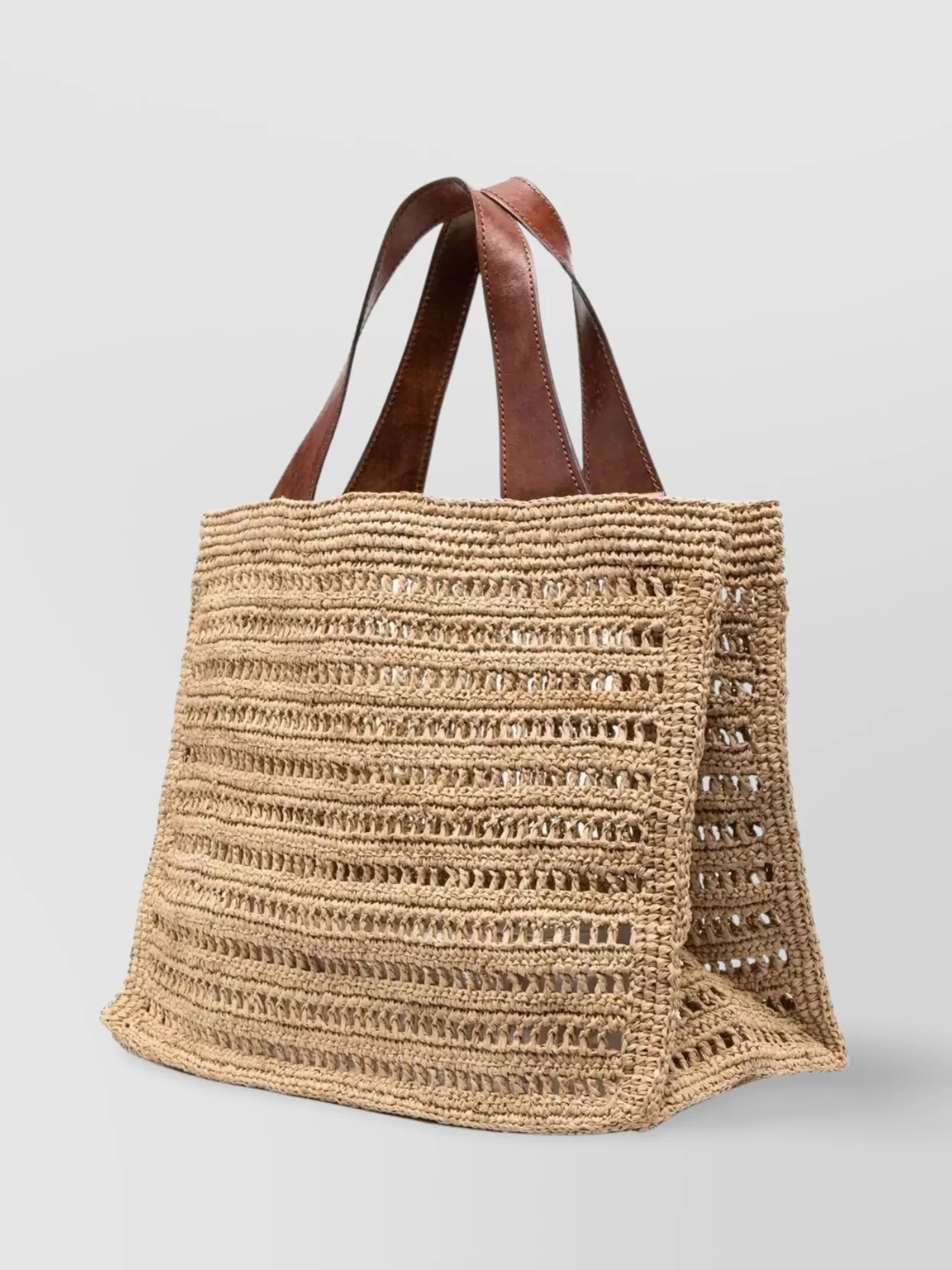 Ibeliv Dual Handle Open Weave Tote Bag