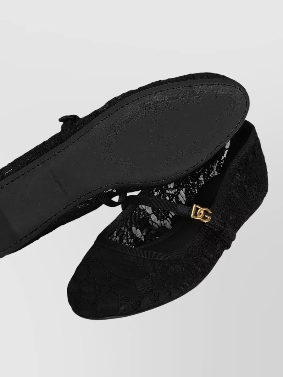 Dolce&Gabbana Lace Ballerina Shoes