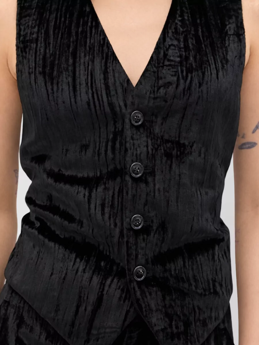 Ann Demeulemeester Satin Waistcoat