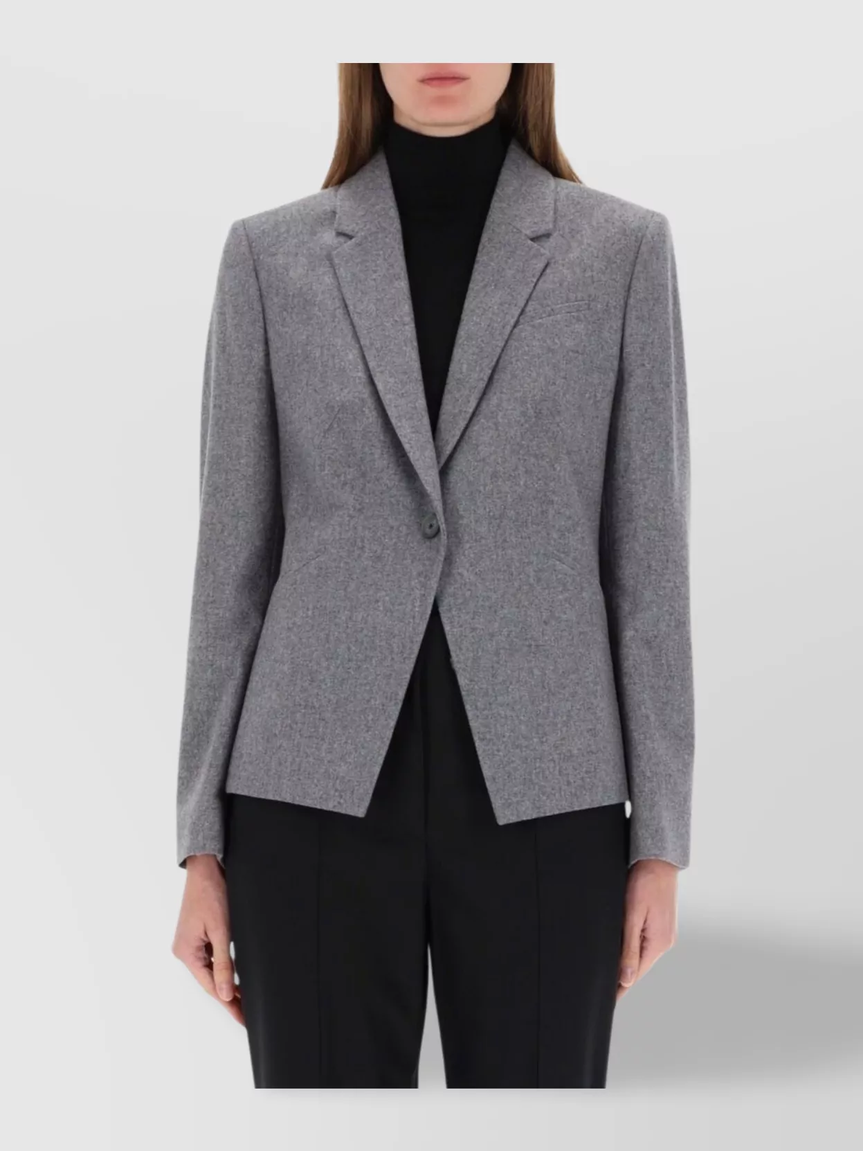 Boss Tailored Jacket Featuring Structured Shoulders