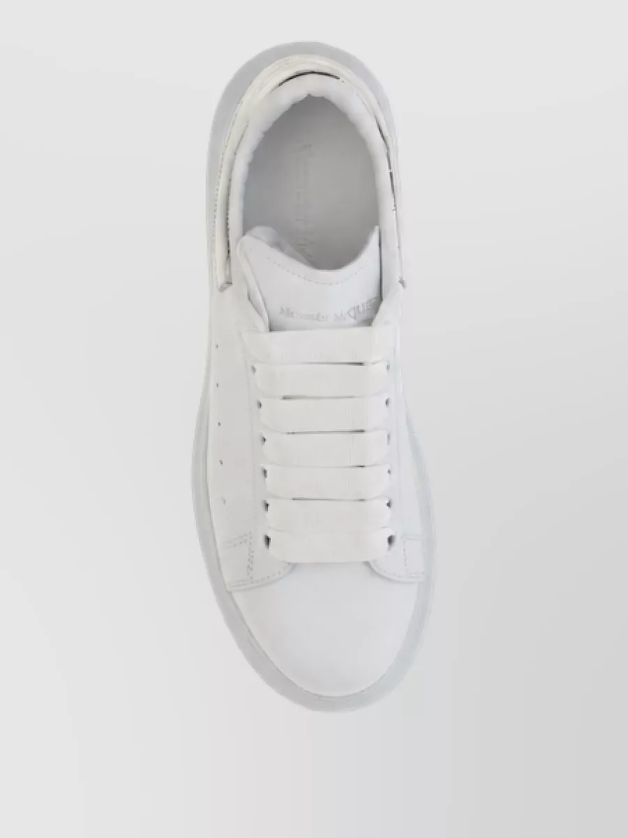 Alexander Mcqueen Leather Platform Sneakers