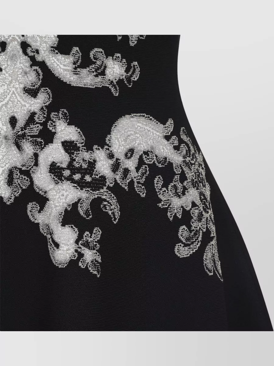 Alexander Mcqueen Jacquard Sleeveless Mini Dress