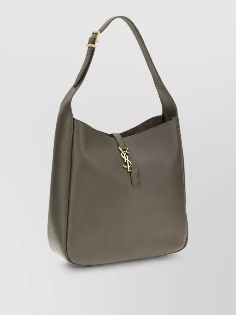 Saint Laurent na calf leather bicolor tote bag