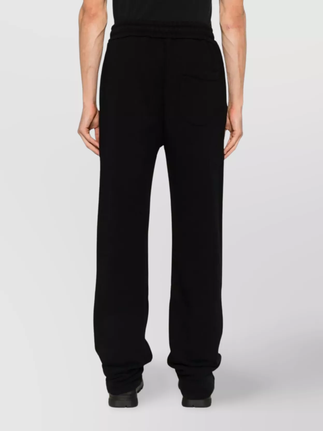 Off-White Comfortable Trousers With Side And Back Pockets