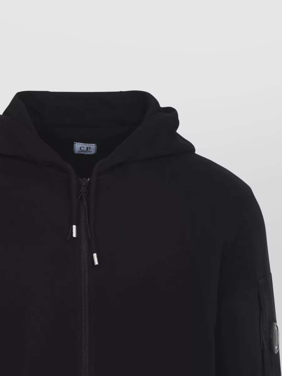 C.p. Company Cotton Hooded Zip Sweatshirt
