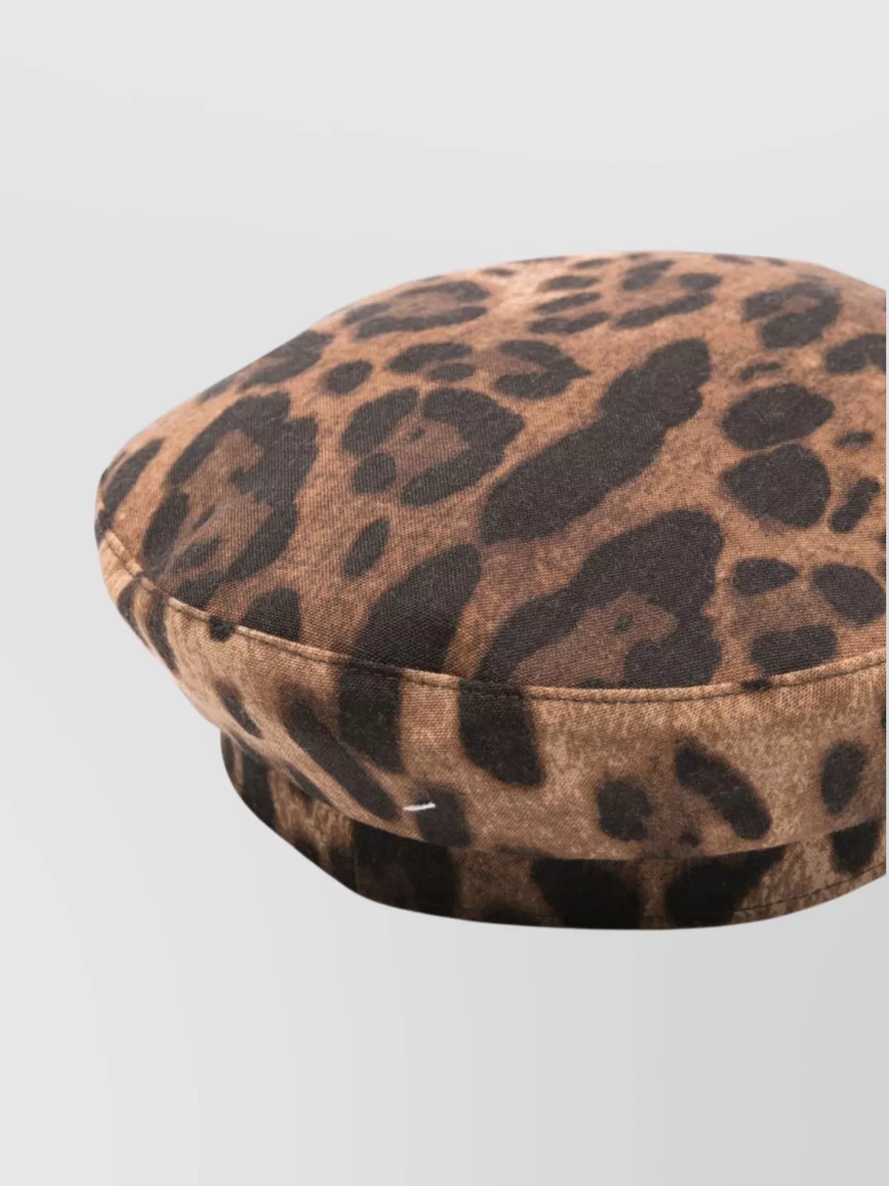 Borsalino Animal Print Wool Cap From Brest