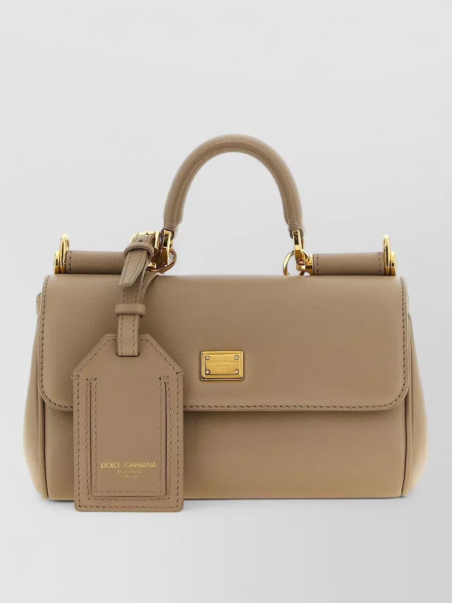 Dolce&Gabbana My Sicily Leather Clutch Bag