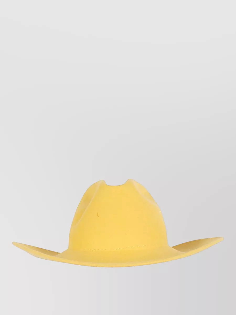 Studio rabbit fur fedora hat