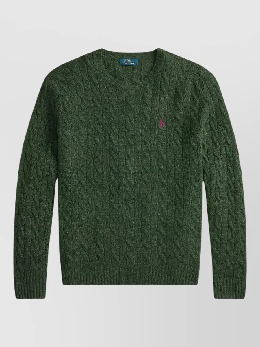Polo Ralph Lauren Cable-Knit Wool And Cashmere Crewneck Jumper