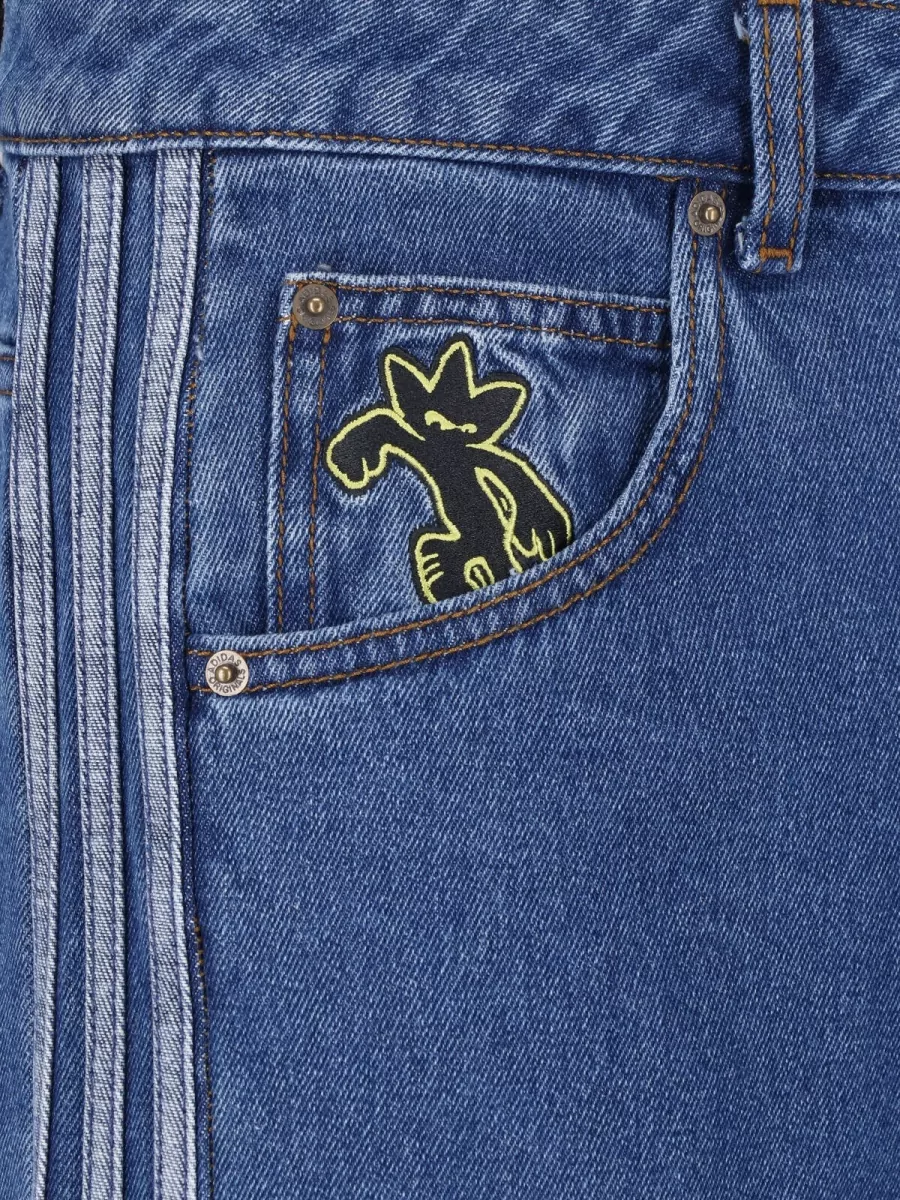 Adidas Straight-Leg Denim Jeans